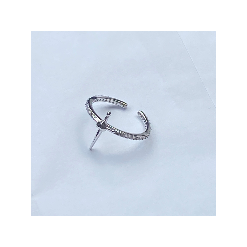 Bailey Spinn x Stacked by Suzie - Silver Passenger Ring